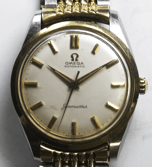 1959 Men's Omega 14733-1 SC Seamaster Automatic 570 33mm Two Tone Original Band