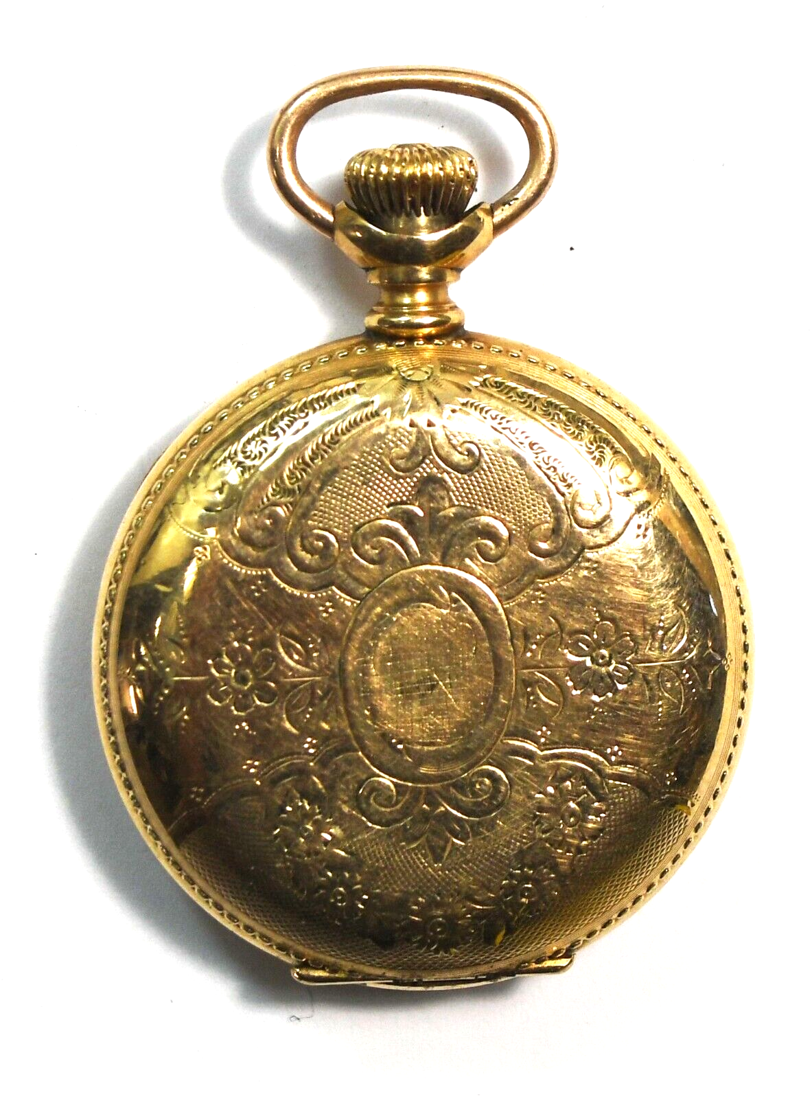 1899 Hampden Molly Stark Size 3/0 Dueber Special GF Hunters Case Not Running