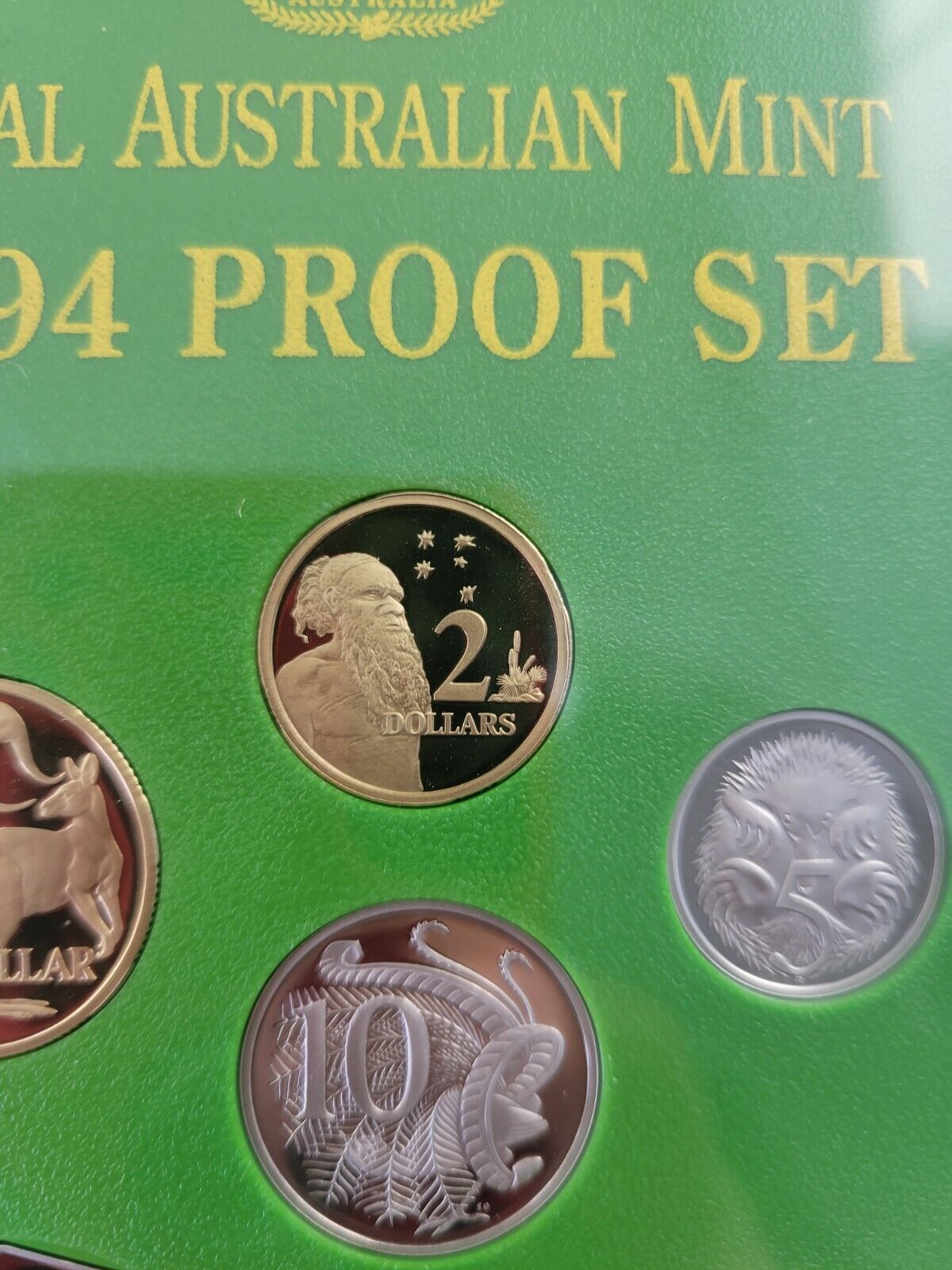 1994 Australian 6 coin Proof Set w/Paperwork $2 Coin Year Of The Family