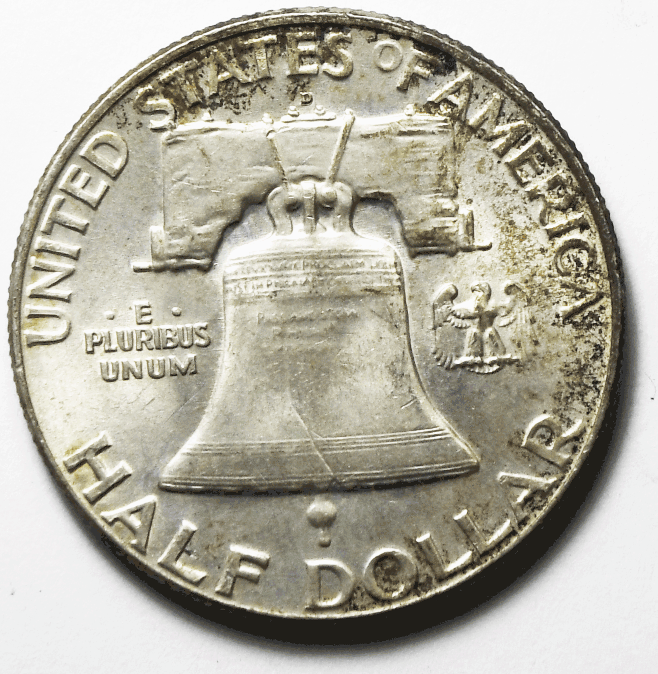 1951 D 50c Franklin Silver Half Dollar Fifty Cents Denver AU