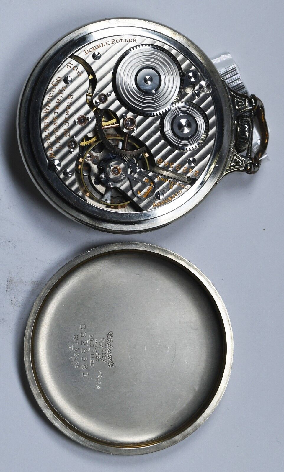 1927 Hamilton 992 Size 16 OF Pocket Watch 21j DR Railroad Grade
