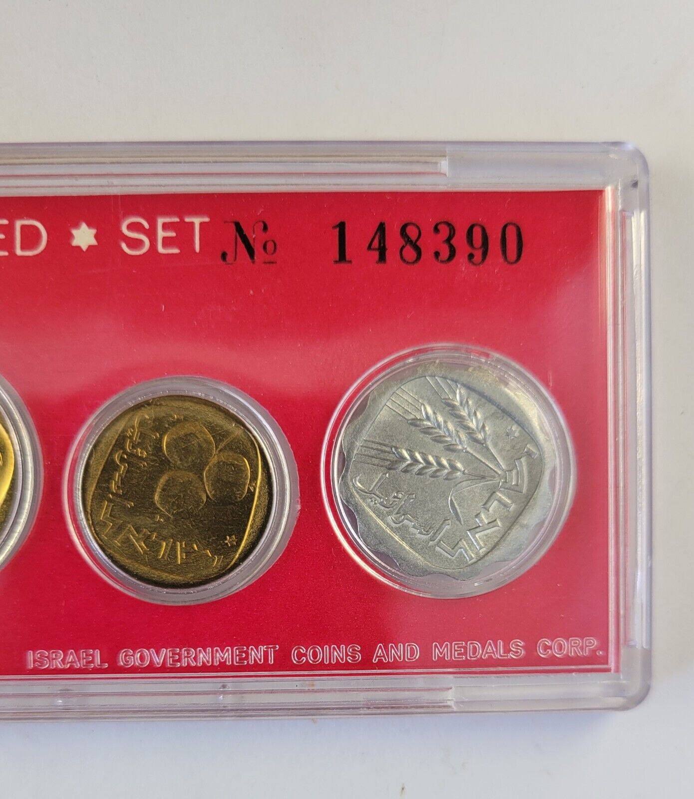 1971 Coins of Israel Official Mint Set with Boxed w/COA