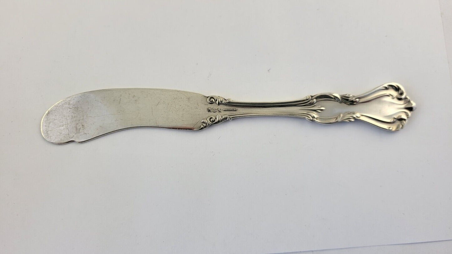 Marlborough by Reed & Barton Sterling 5 7/8" Solid Flat ButterSpreader .93oz.