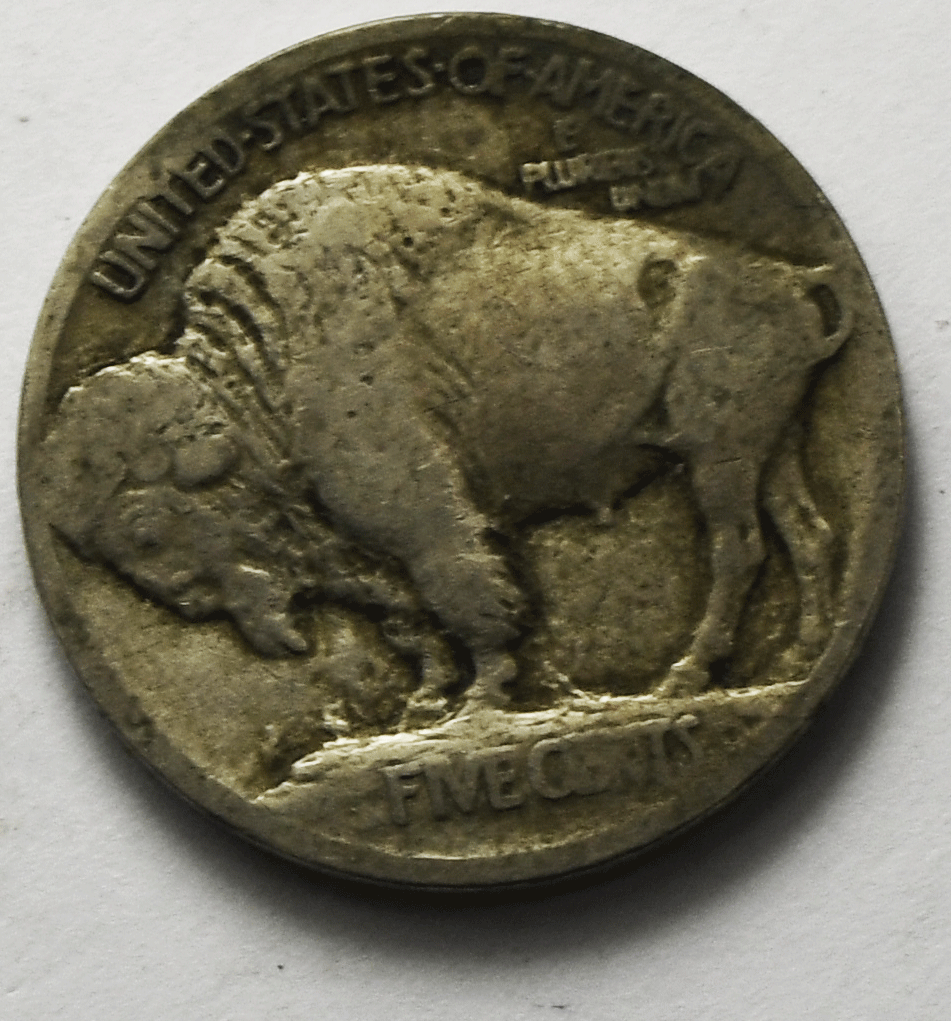 1925 D 5c Buffalo Nickel Five Cents Denver