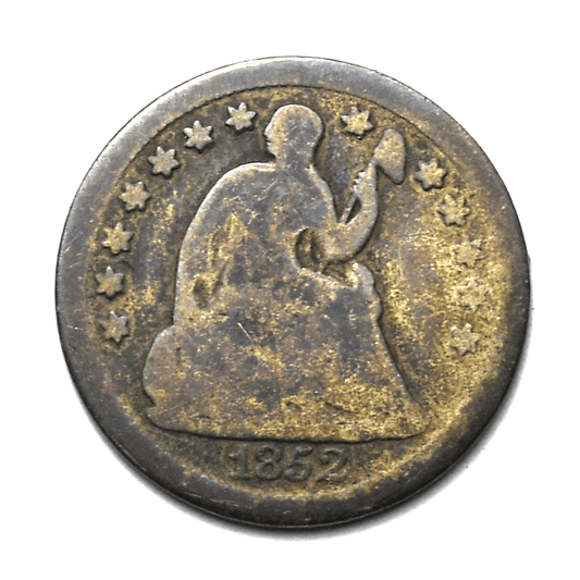 1852 O H10c Seated Liberty Silver Half Dime New Orleans Rare 5c