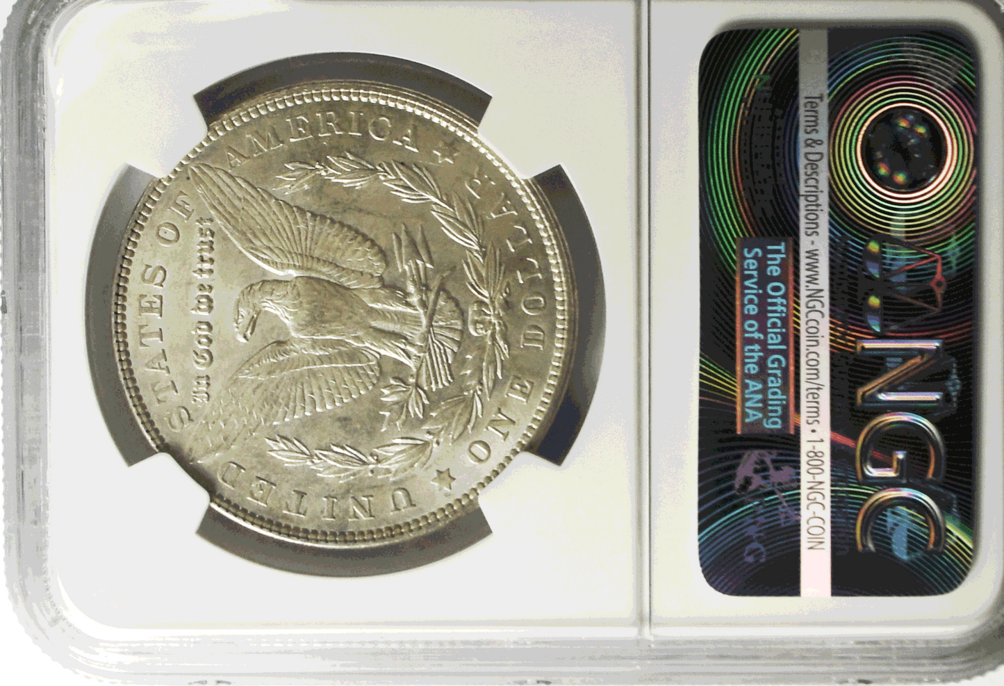 1902 $1 Morgan Silver Dollar MS63 NGC Uncirculated Philadelphia