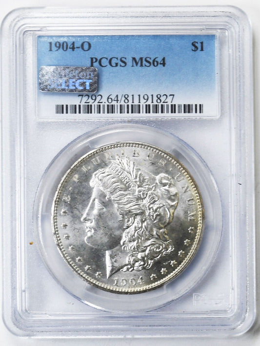 1904 O $1 Morgan Silver One Dollar New Orleans PCGS MS64 Littleton Select