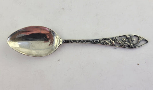 Colorado Sterling Silver 5 5/8" Souvenir Spoon .69oz. Columbine State Flower