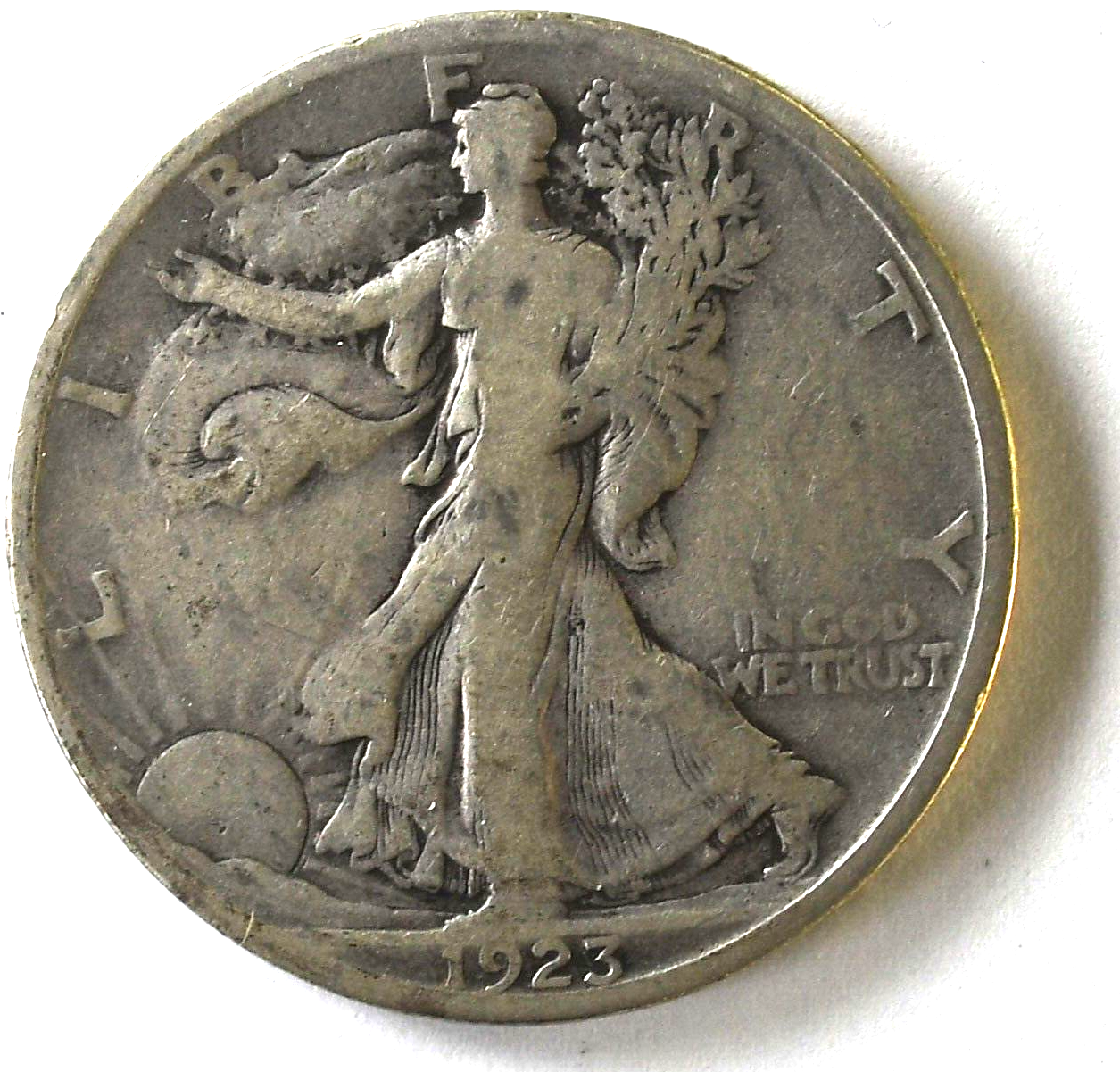 1923 S 50c Walking Liberty Silver Half Dollar Fifty Cents San Francisco