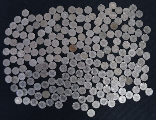 223pc Switzerland 1/2 Franc Coin Lot 1968-1994