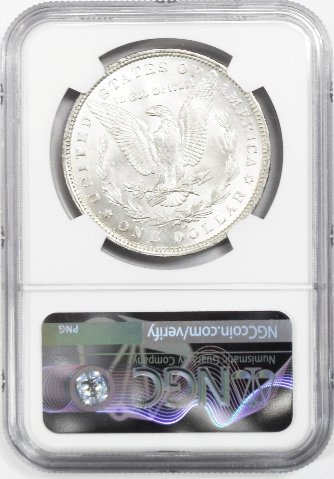 1890 O $1 Morgan Silver Dollar MS62 NGC Uncirculated New Orleans