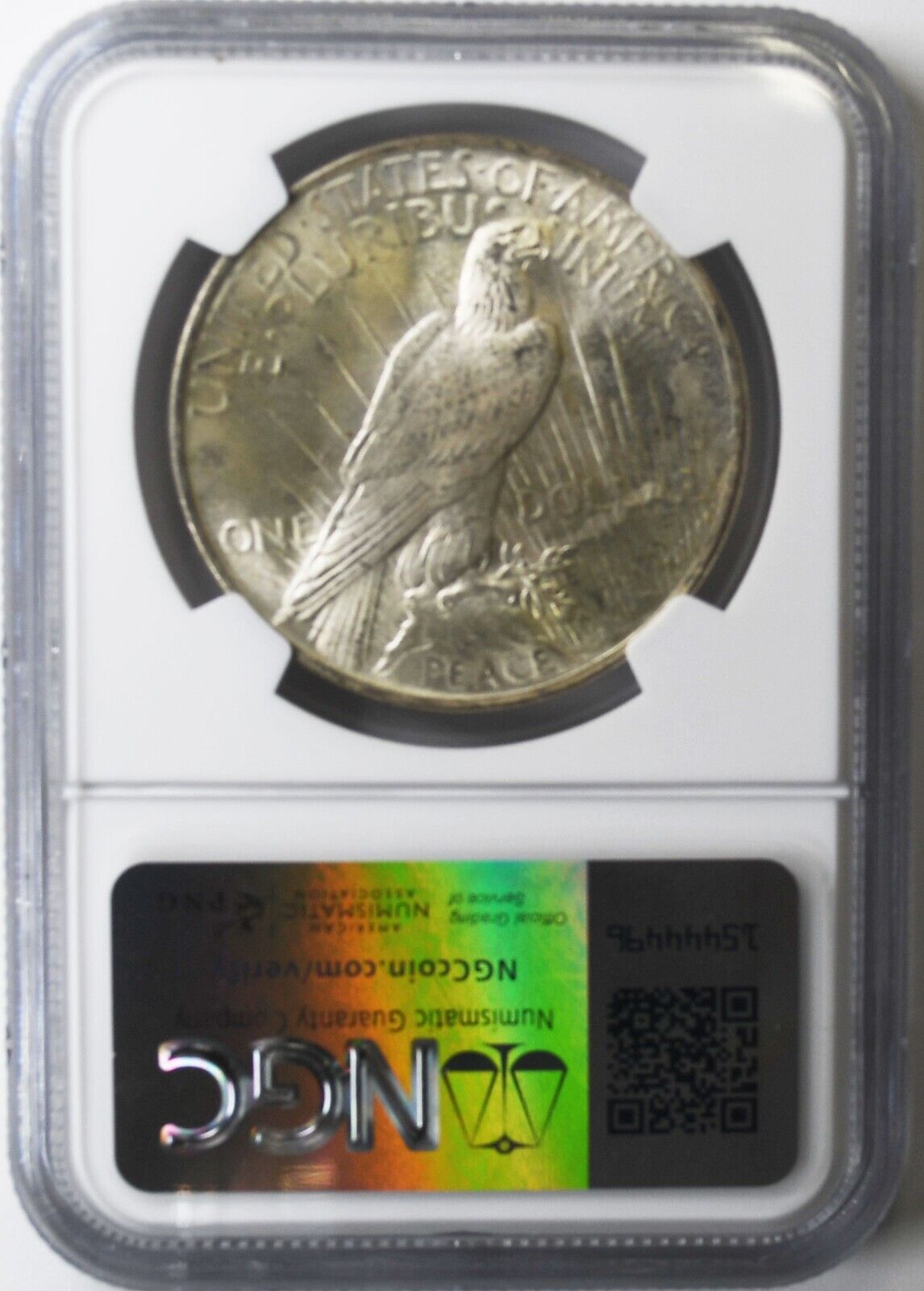 1923 $1 Peace Silver One Dollar US NGC MS65 Philadelphia