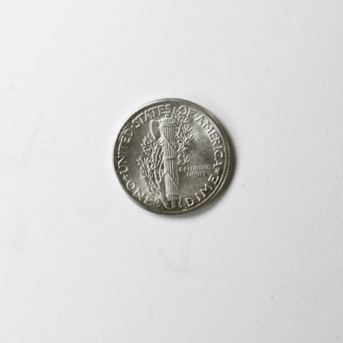 1944 D 10c Mercury Silver Dime Rare Ten Cents Denver Uncirculated
