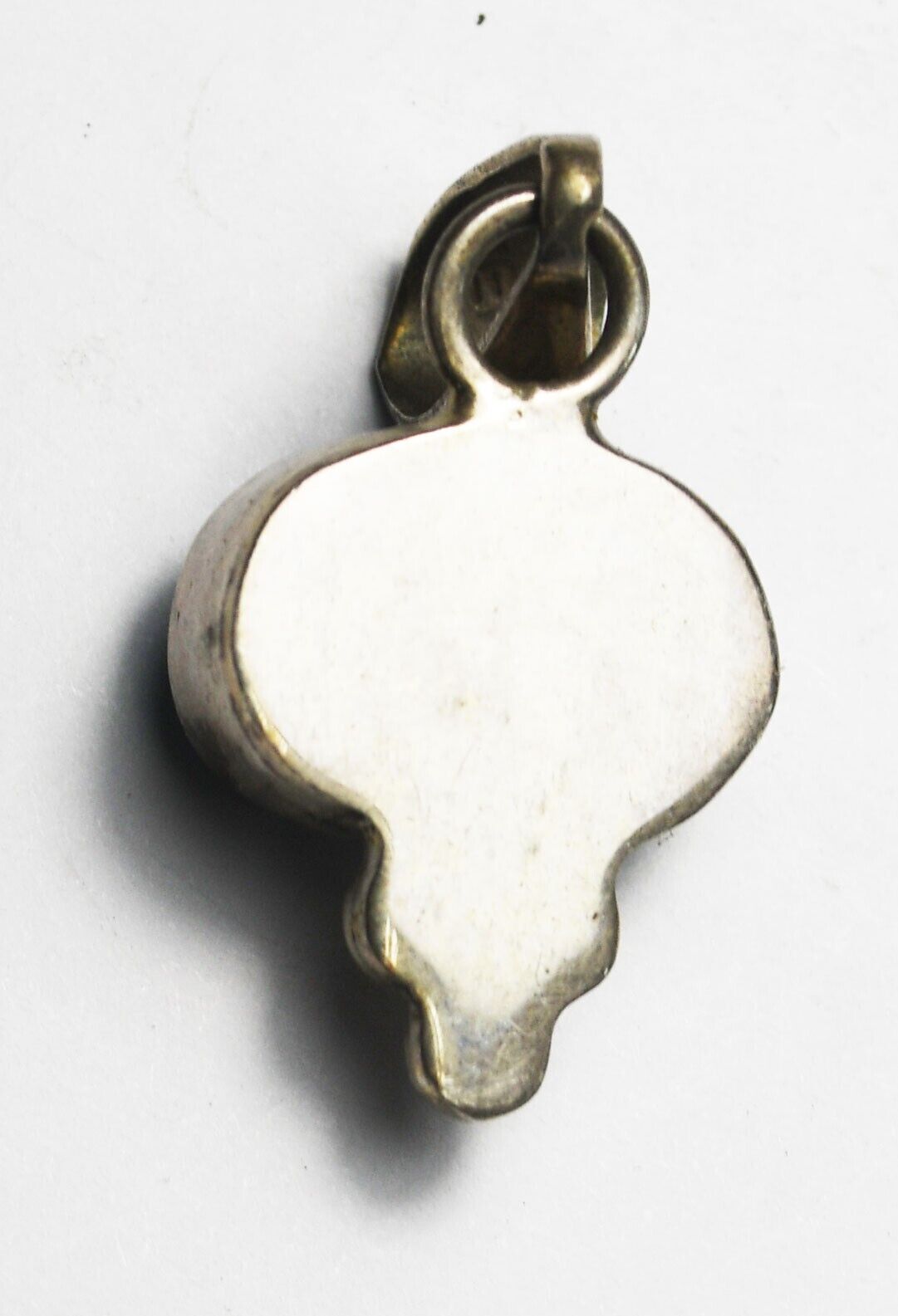 Sterling Silver Blue Green Chrysocolla Oval Pendant 17mm-38mm