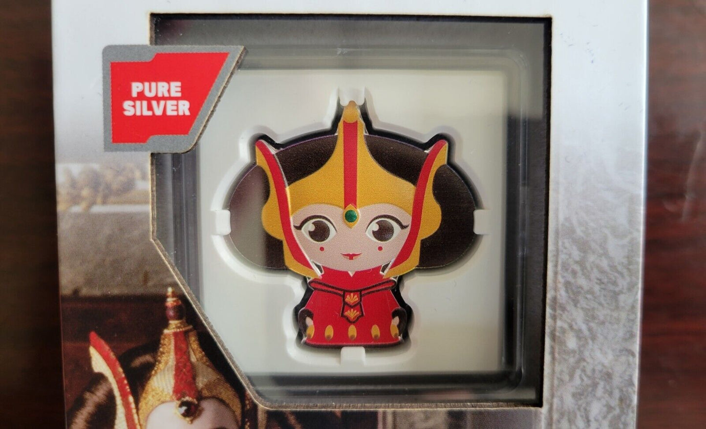 2022 Niue Star Wars 12. Padme Amidala Chibi 1 oz .999 Fine Silver Proof Boxed
