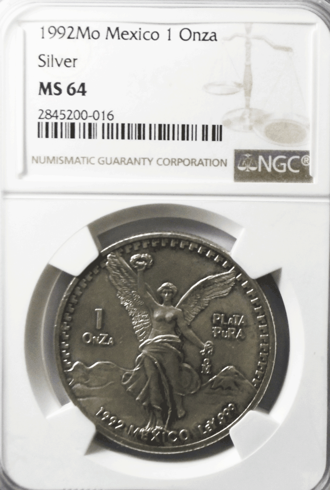 1992年 メキシコ 1オンス 銀貨 【公式通販】 1992年 メキシコ 1オンス 銀貨 【公式通販】