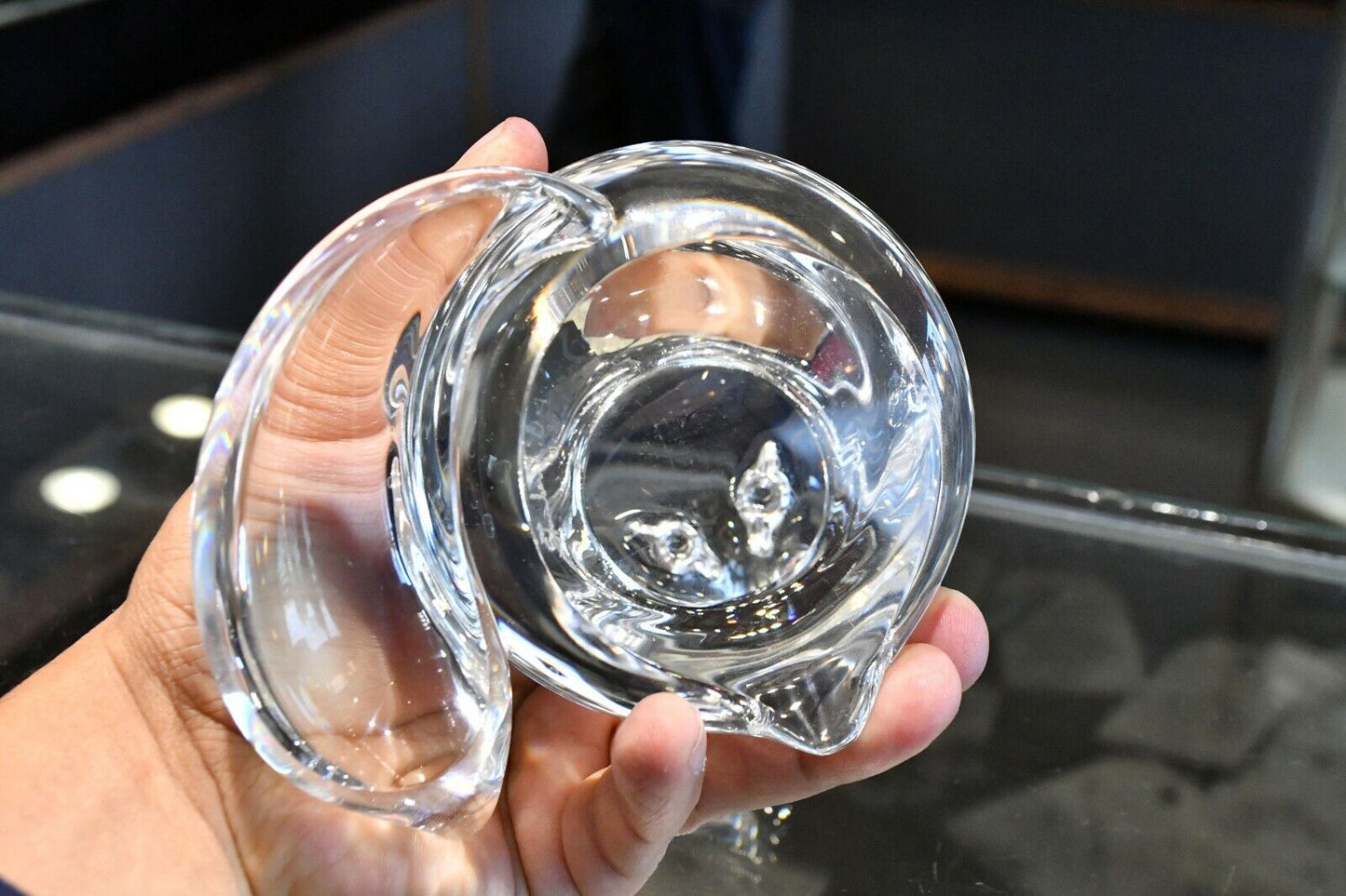 Vintage Steuben 5 7/8" Glass Fox Paperweight Almost  3lbs American