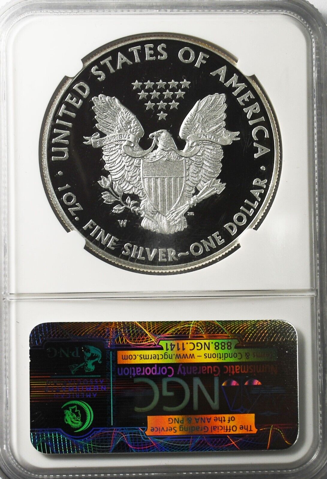 2014 W $1 Proof American Silver Eagle NGC PF 70 UC ER Elizabeth Jones