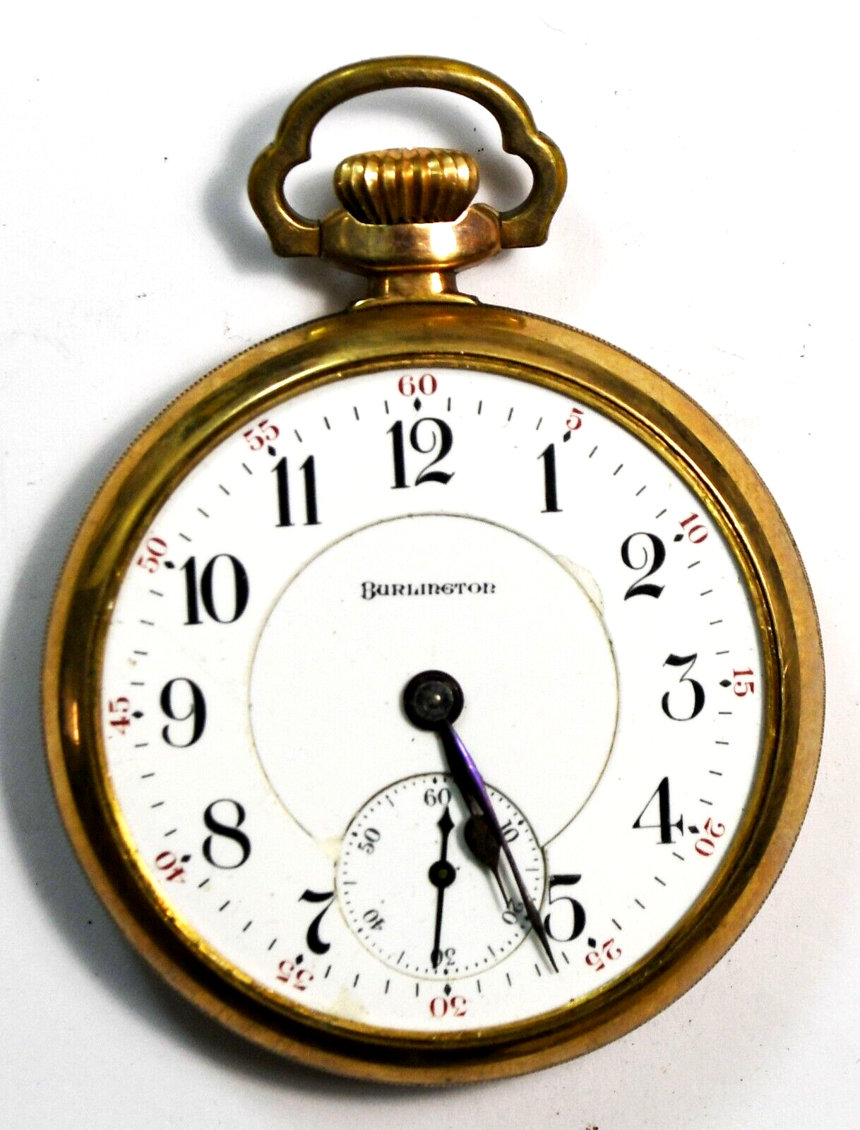 1915 Burlington Size 16 Grade 106 LS 19J Fahys Montaux GF OF Pocket Watch NR