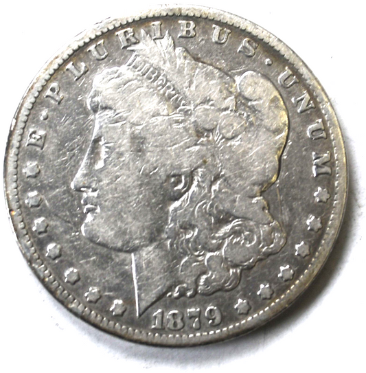 1879 CC $1 Morgan Silver One Dollar Rare Carson City VAM 6 Crumbled Stars