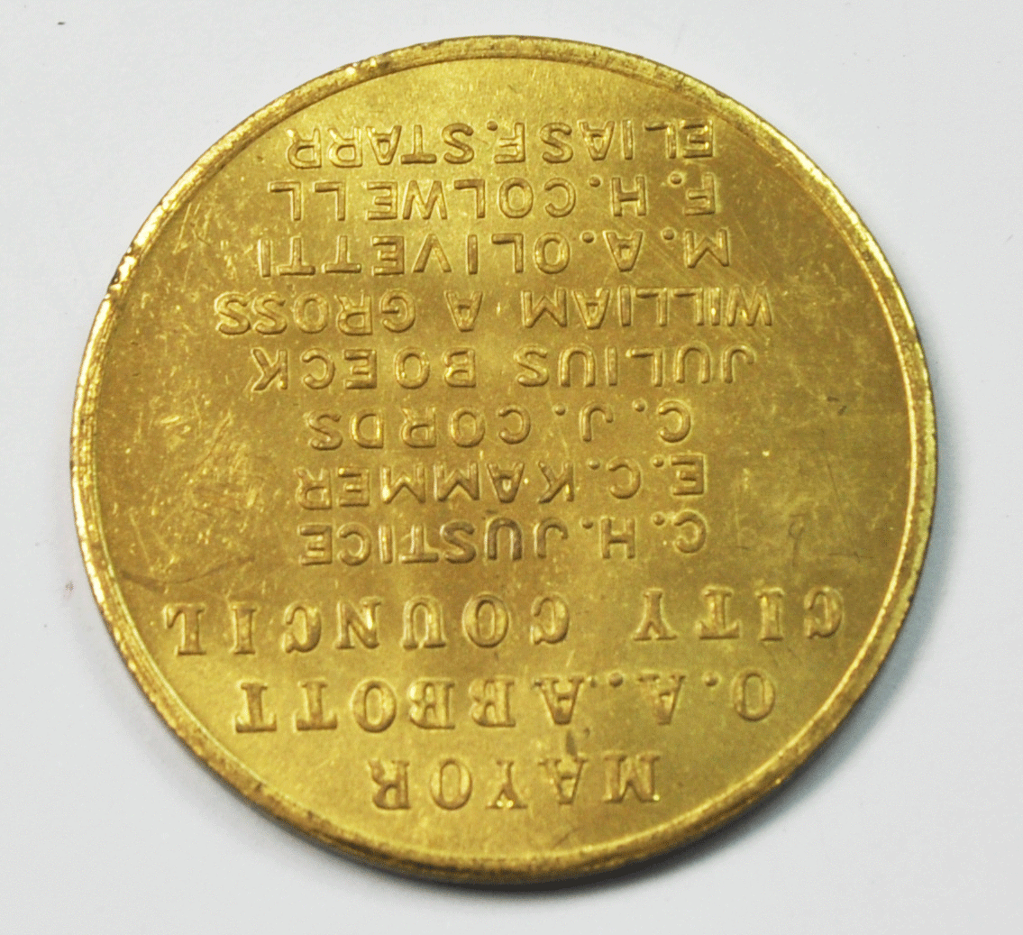 1940 Nebraska Grand Island City Hall Dedication Medal So Called 35mm PL