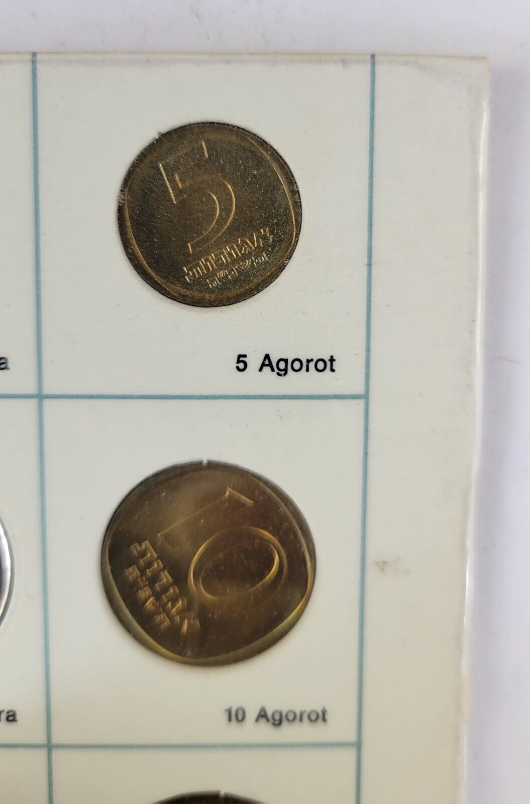 1965 Coins of Israel Proof-like Tel Aviv Mint  6 Coin Set  Agora Agorot  Lira