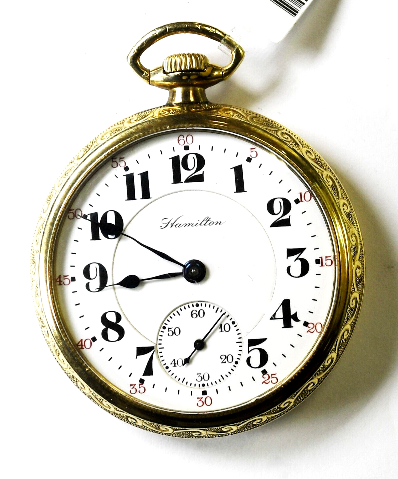 1920 Hamilton Grade 992 Size 16 25yr GF Open Face Pocket Watch 21j Railroad