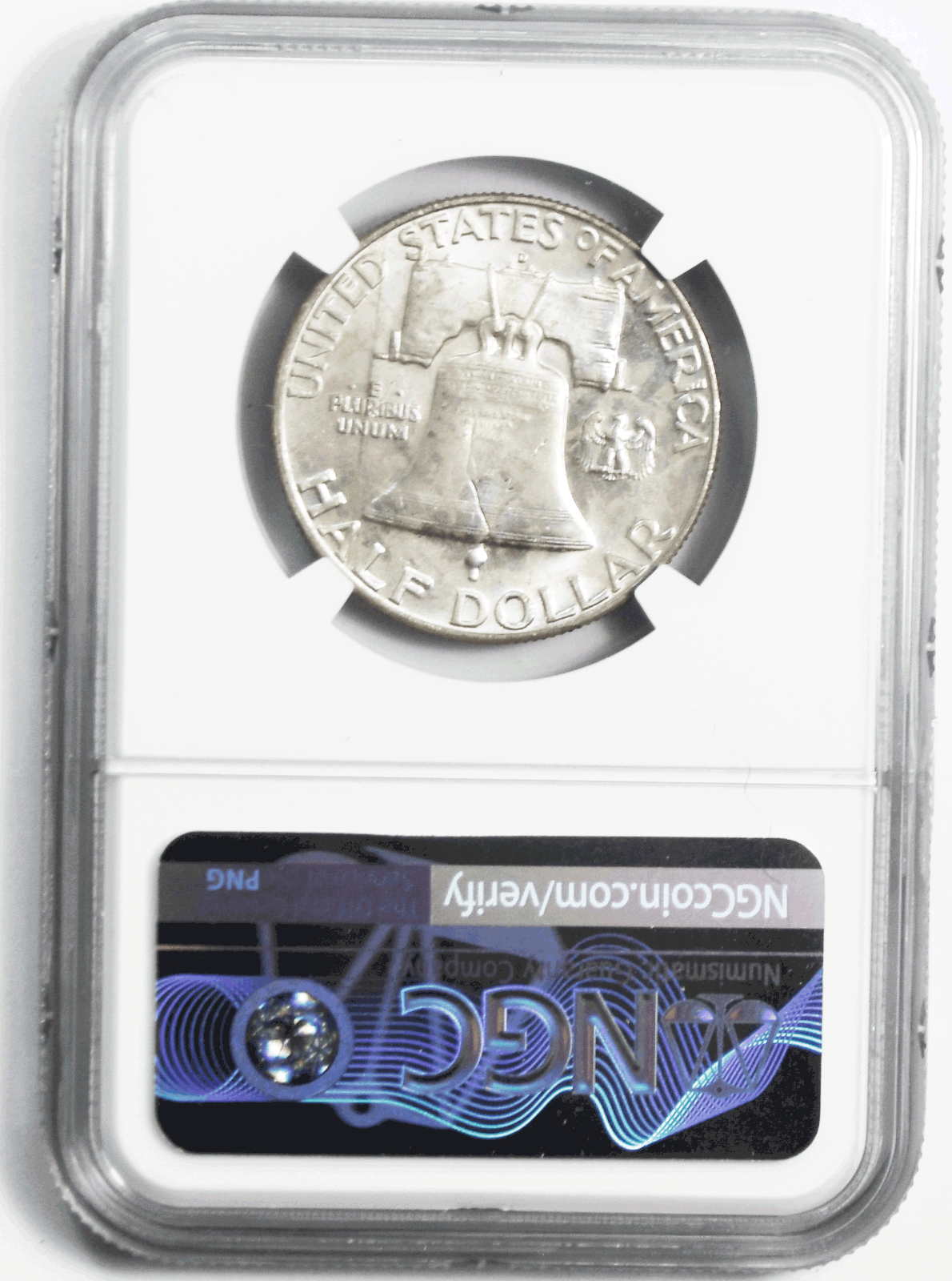 1953 D 50c Franklin Silver Half Dollar Fifty Cents NGC MS64 FBL Uncirculated