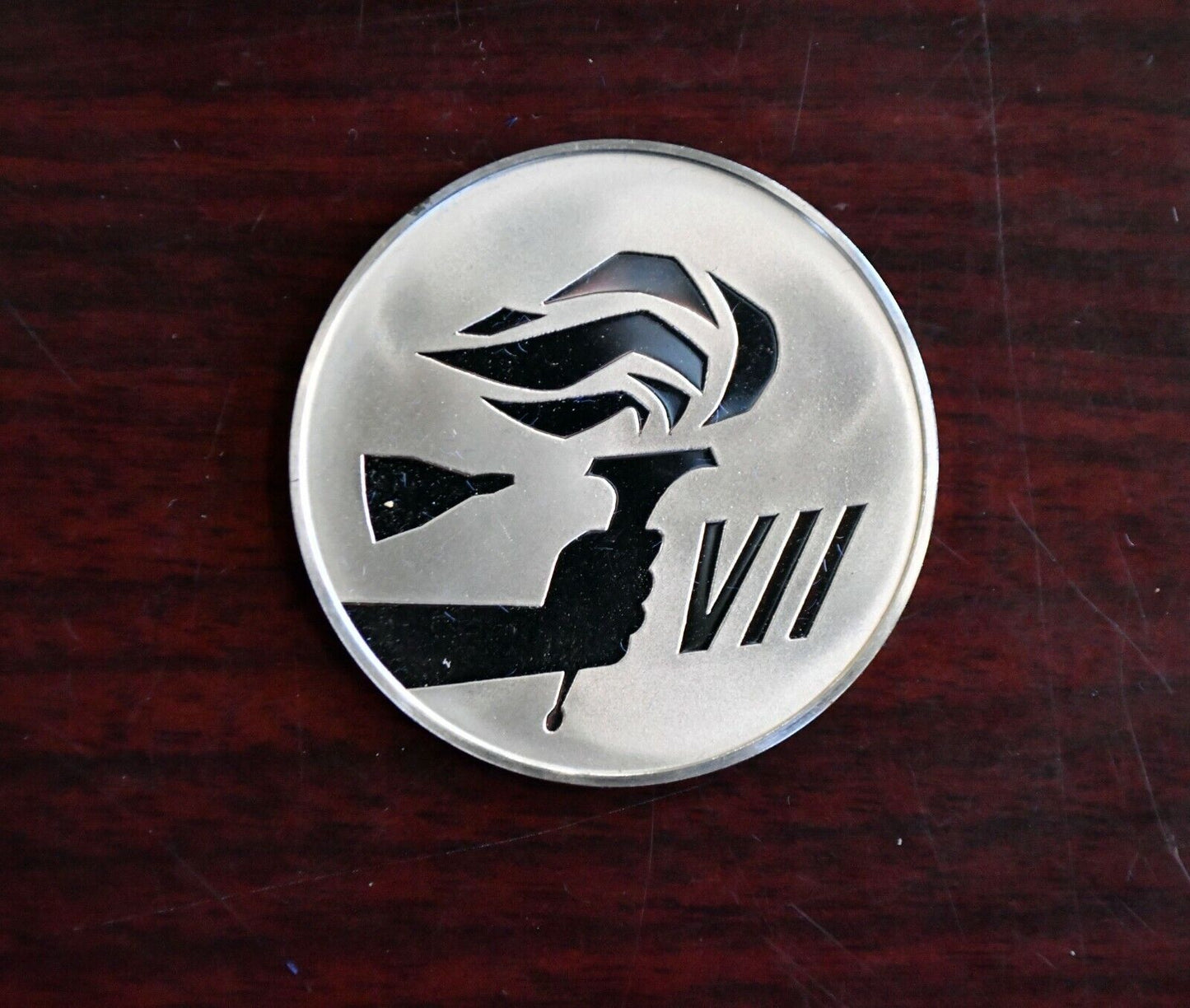 Gemini VII Franklin Mint Sterling Silver Dec. 4th 1965 Space Flight Emblem