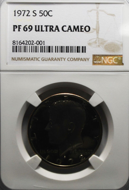 1974 S 50c Kennedy Half Dollar NGC PF69 Ultra Cameo Proof San Francisco