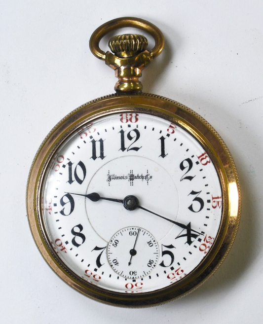 1906 Illinois Size 18 OF Bunn Special 21J Gothic Dial LS 6pos Railroad Grade PW