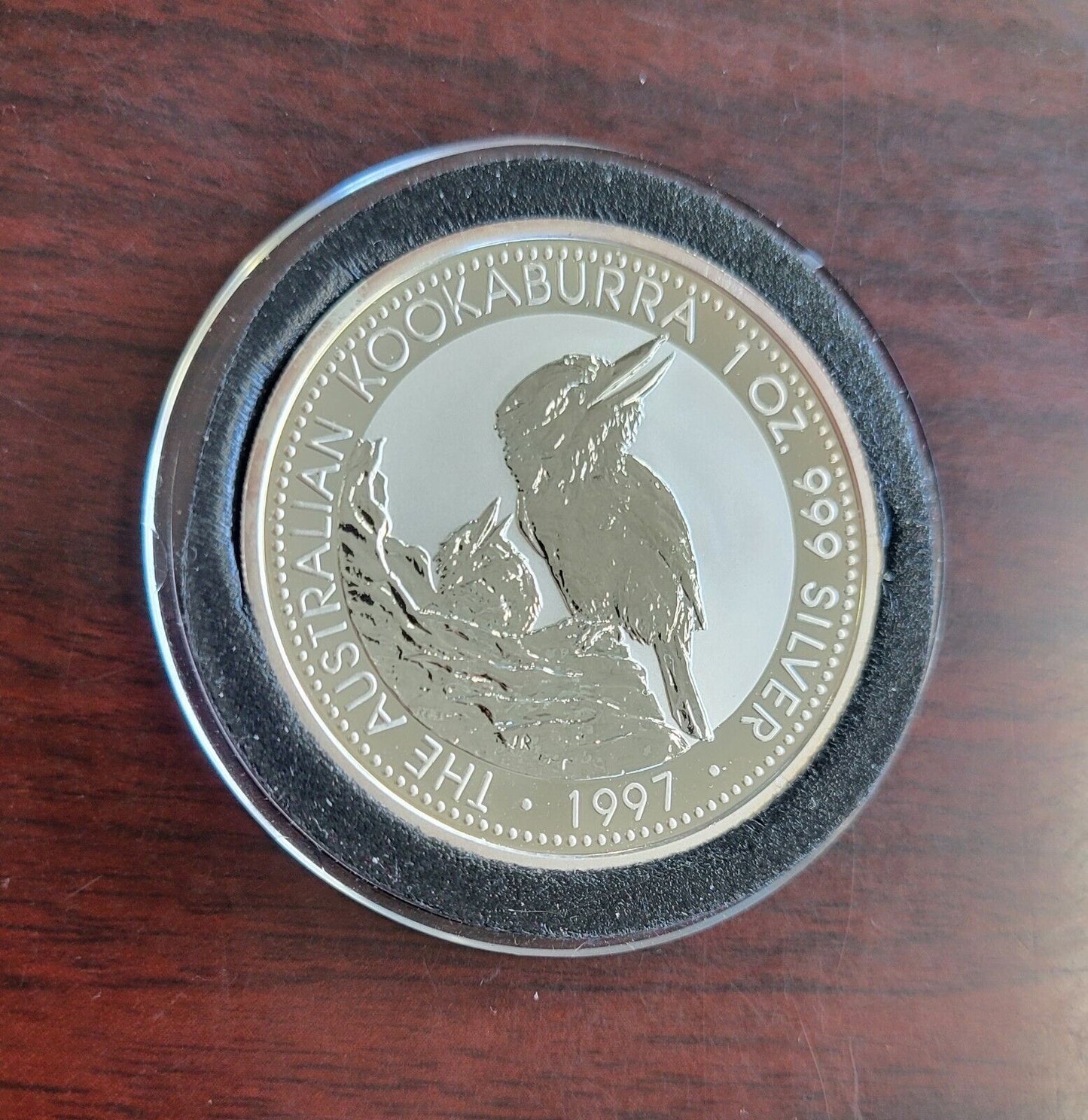 1997 Australian Kookaburra 1oz. Silver .999 Fine Dollar Coin