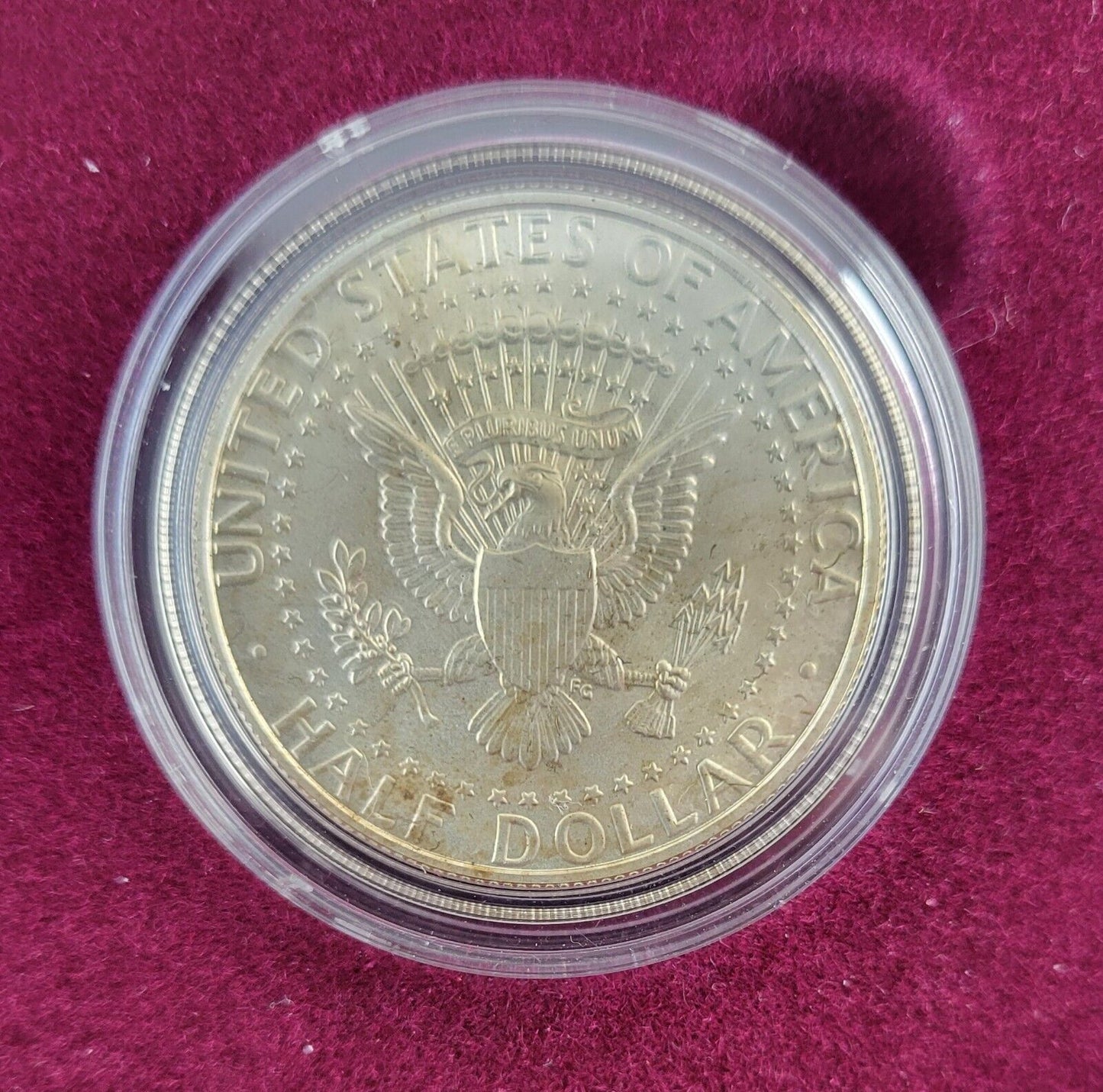 1998 S Kennedy Commemorative Collector's BU Silver Matte Boxed 2pc Set no COA