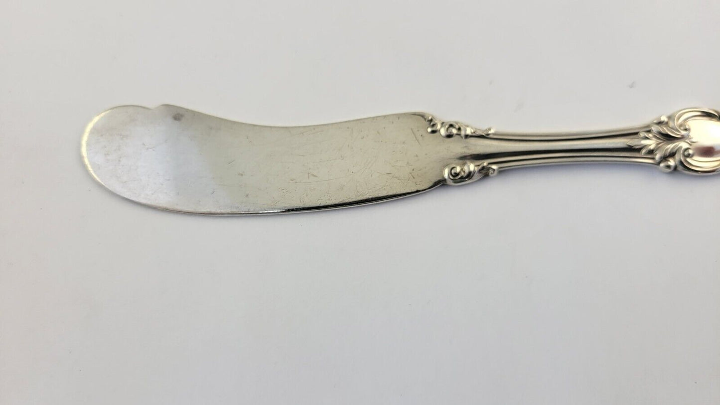 Marlborough by Reed & Barton Sterling 5 7/8" Solid Flat ButterSpreader .93oz.