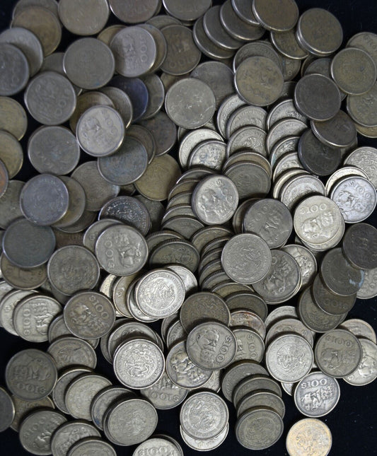 194pc Mexico 100 Pesos One Hundred 1984-1992 KM#493