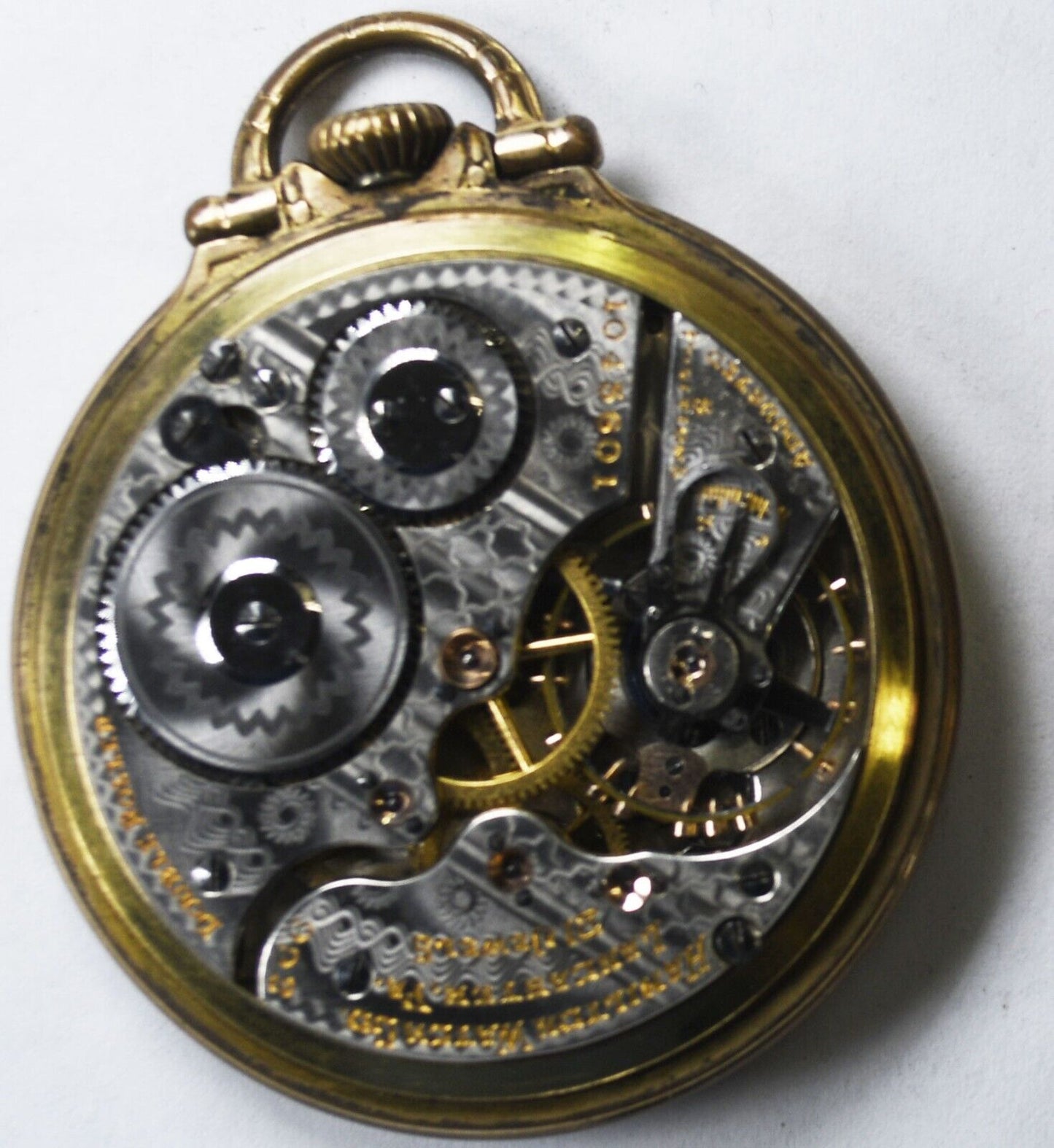 1913 Hamilton 992 Size 16 OF Pocket Watch 21j DR Railroad Not Running
