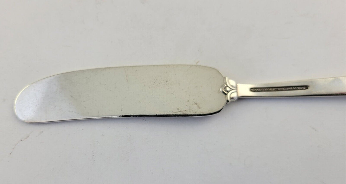 1947 Palmette by Tiffany & Co. Sterling 6 1/4" Flat Butter Spreader 1oz. Mono