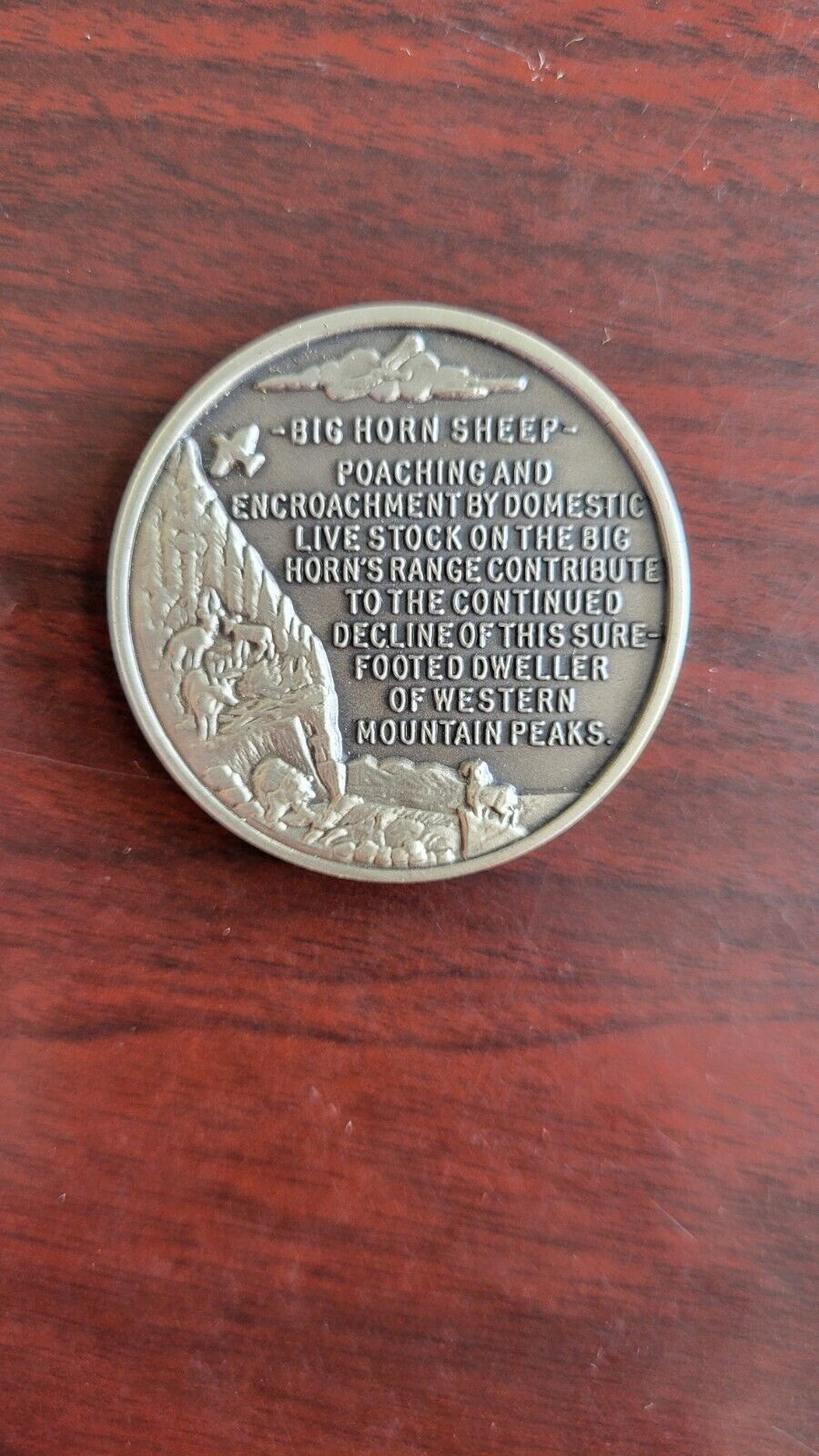 Longines Symphonette Sterling Tule Elk Wildlife Series Medal 1.1oz Coin