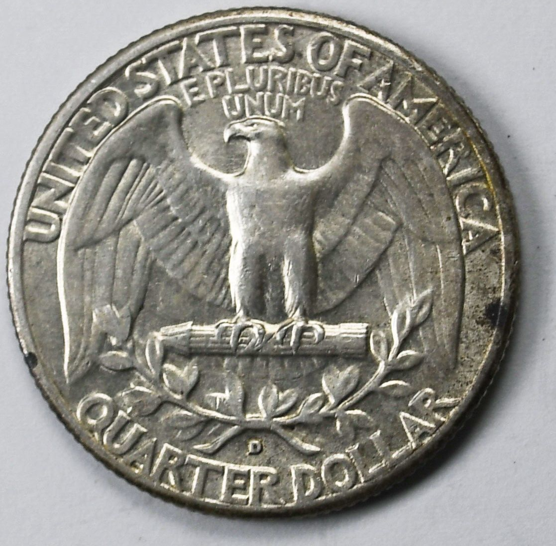 1939 D 25c Washington Silver Quarter Dollar Denver