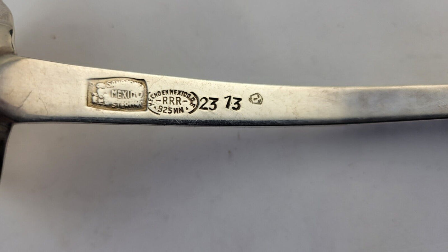 Sanborns Sterling Silver 6" Mexico Blossom Ladle 1.8oz.