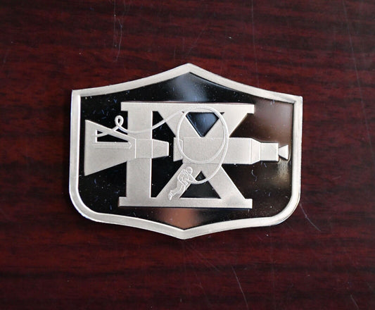 Gemini IX Franklin Mint Sterling Silver June 3rd 1966 Space Flight Emblem