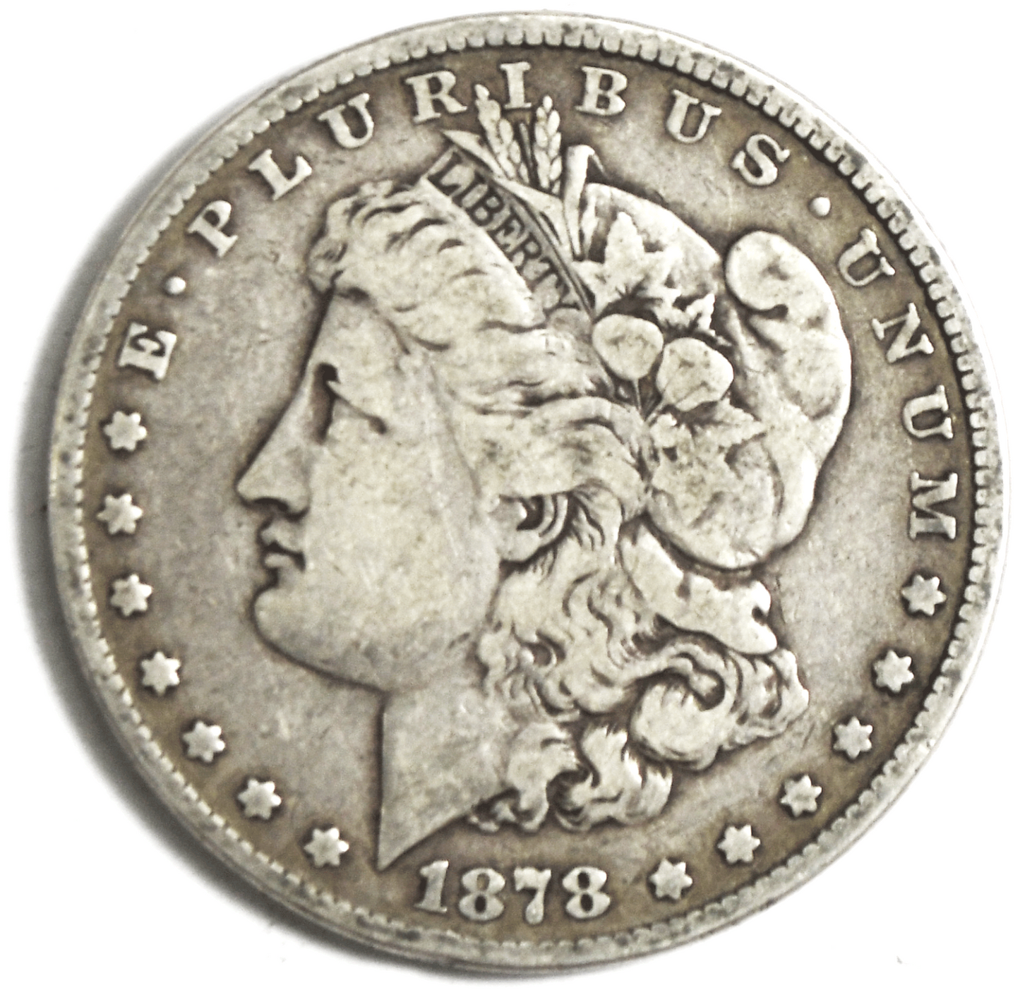 1878 7TF $1 Morgan American Silver One Dollar US Philadelphia VAM 133