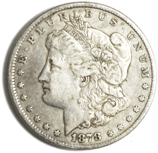 1878 8TF $1 Morgan American Silver One Dollar US Philadelphia VAM 14.3