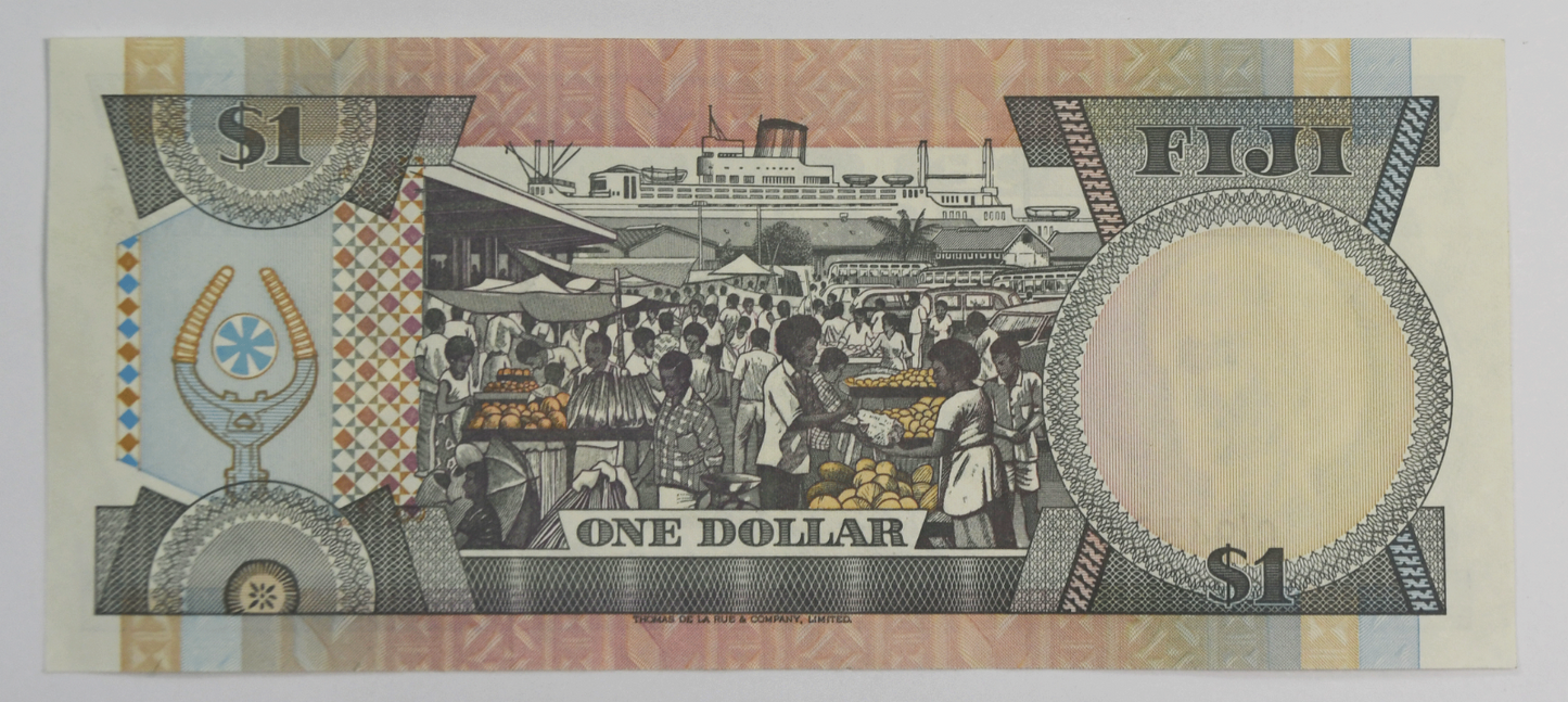 1983 $1 Fiji One Dollar Banknote C/9433934