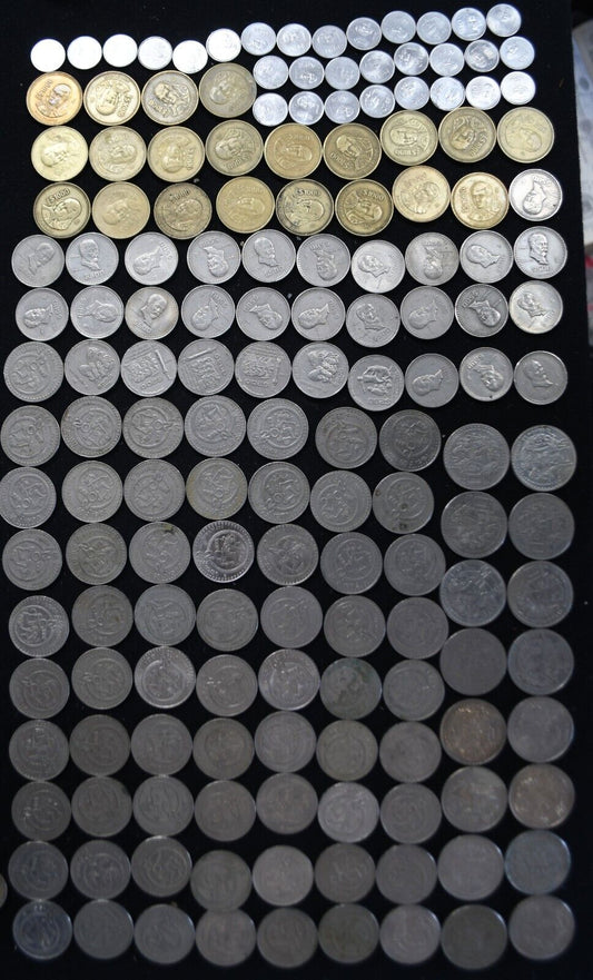 362pc Mexico 1000 500 200 50 20 10 5 Pesos 1980's