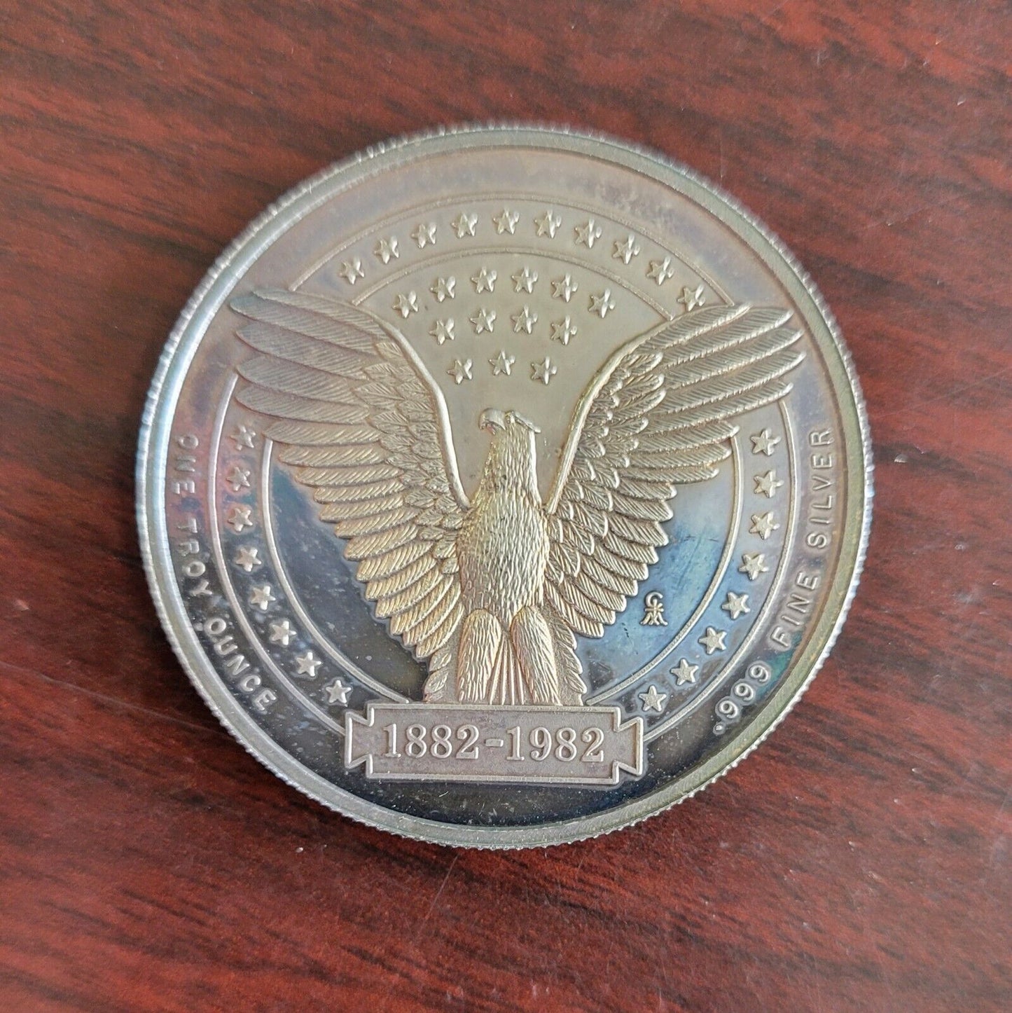 1982 Franklin Delano Roosevelt .999 Fine Silver 1oz. Round Medal 1882