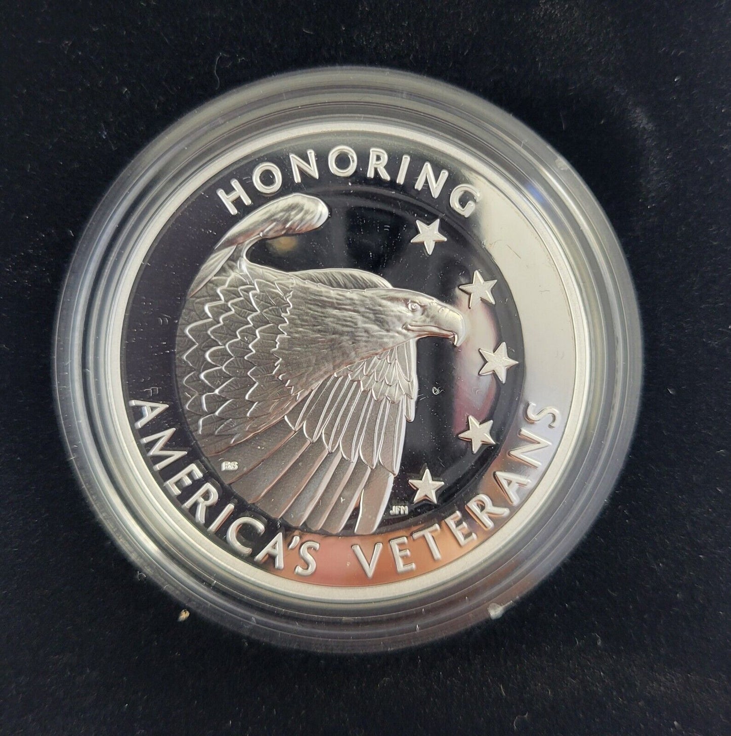 2019 American Legion 100th Anniversary Silver Proof Dollar Medal Set w/COA Boxed