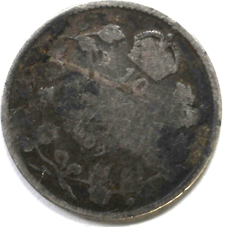 1909 Canada 10c Ten Cents Silver Coin Dime KM# 10