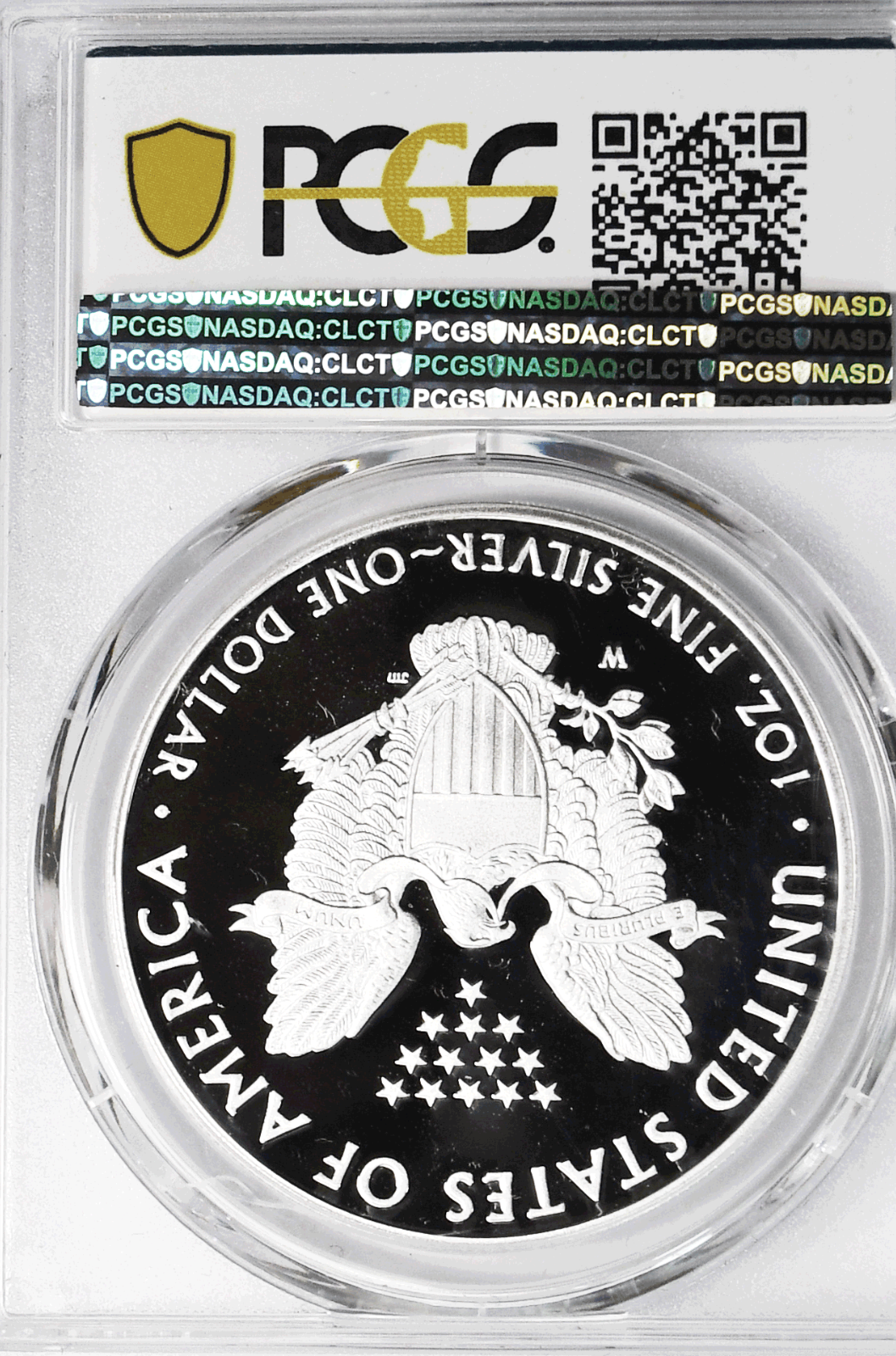 2019 W $1 American Proof Silver Eagle 1oz Fine Coin PCGS PF70 DCAM West Point ER