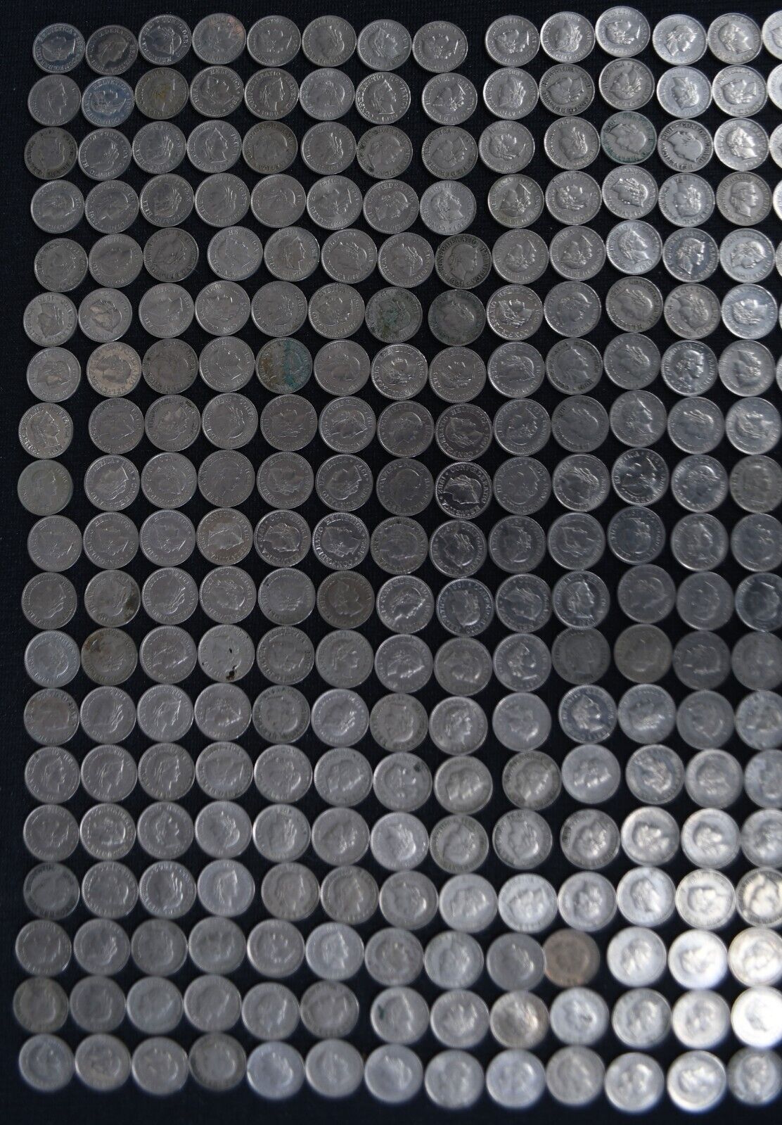 399pc Switzerland 10 Rappen Coin Lot 1882-1999